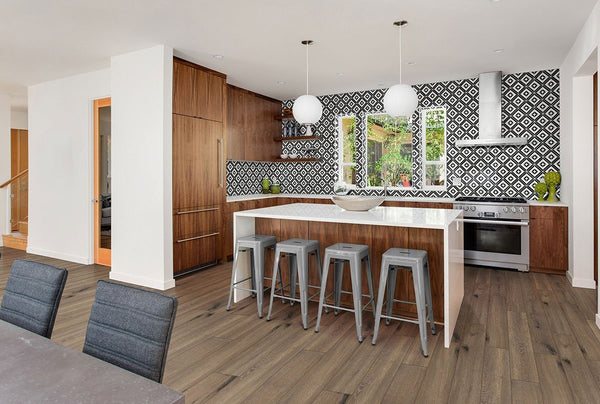 Marble Tile Collection Rhombix Nero Polished - 12"x12"