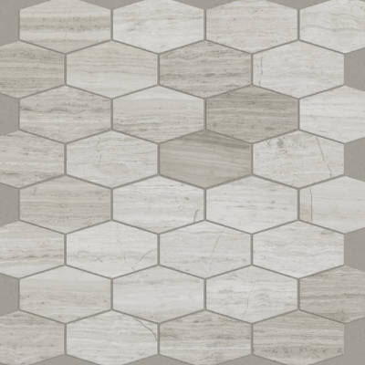 Shaw Tile Chateau Stretch Hexagon Rockwood