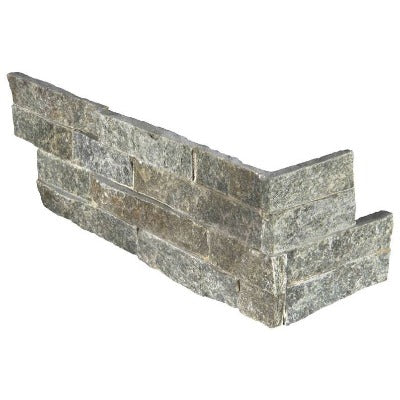MSI Ledgestone Veneer - SAGE GREEN "L" CORNER - Splitface - FloorLife