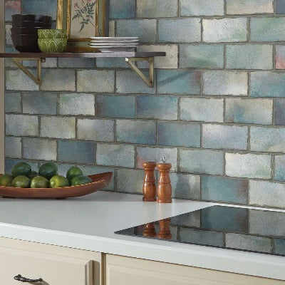 Shaw Tile Islander Salt Water 3x6 Wall