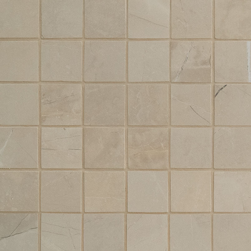Sande Porcelain Tile Collection Cream - 2"x2" Mosaic Matte