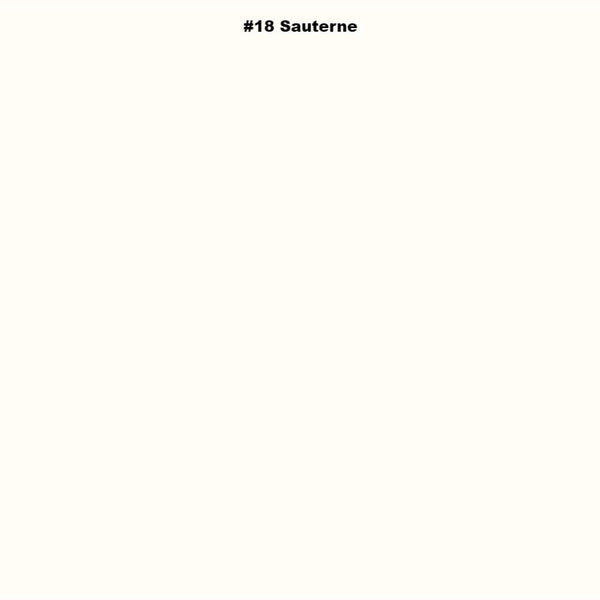 #18 Sauterne