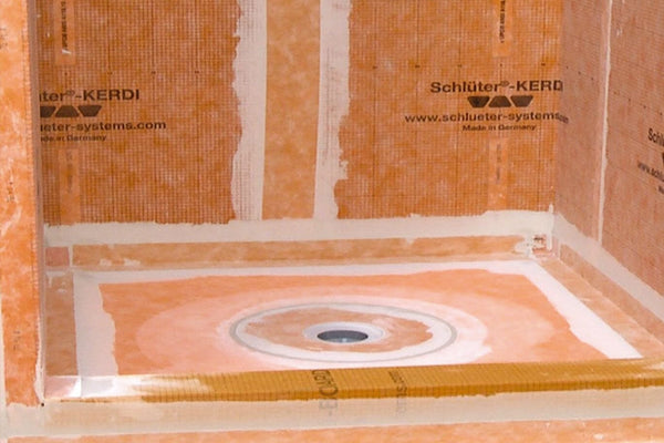 Schluter Kerdi Waterproofing Membrane 6'7" X 49'2.5"=323 Sqft Behind Wall Installation Photo