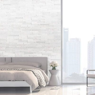 Realstone Systems Shadowstone Arctic White Flamed Panel 6"x24"