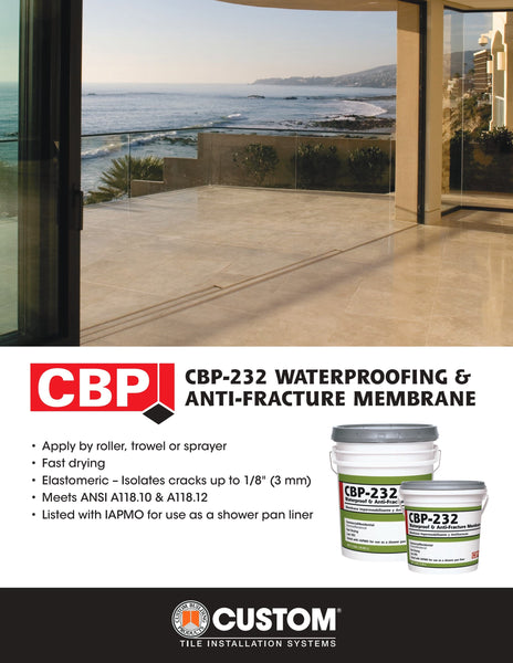 CBP-232 Waterproof & Anti-Fracture Membrane 5 Gallon