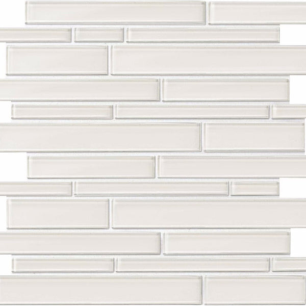 Daltile Amity White AM50 Mosaic Wall Tile 11x13 Swatch