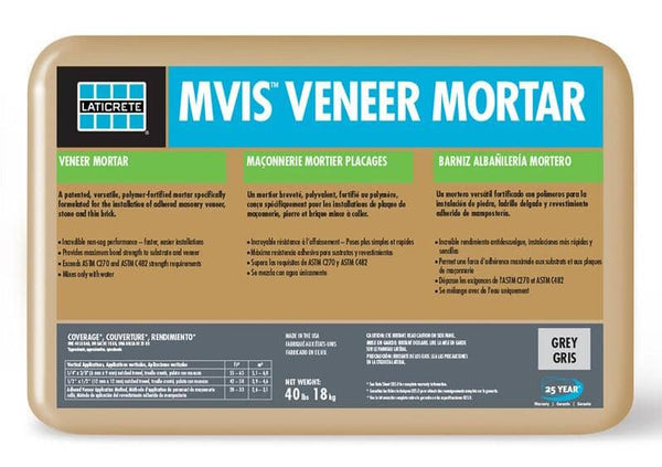 Laticrete MVIS Masonry Veneer Mortar - FloorLife