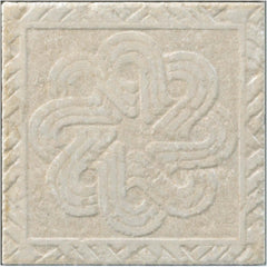 Virginia Pietra Di Ostuni 8x8 Trame Decorative Tile Sabbia