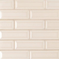 MSI Highland Park Antique White Beveled Tile 2"x6"