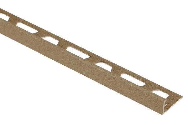 Schluter Schiene Edge Trim 1/8" Aluminum Beige Textured