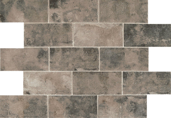 Daltile Brickwork Alcove BW04 4"x8" Swatch 2