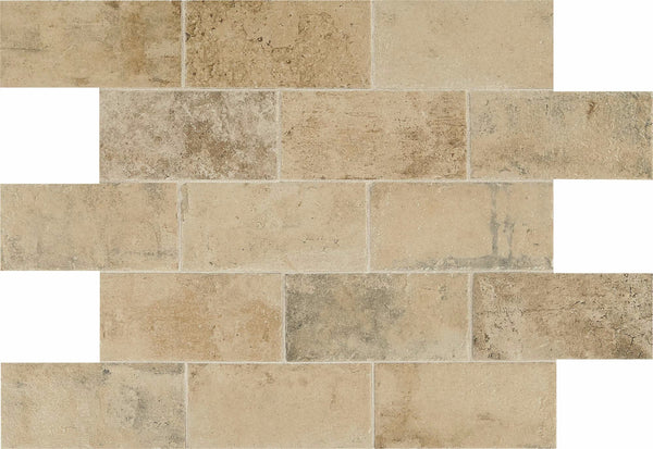 Daltile Brickwork Atrium BW02 4"x8" Swatch 2