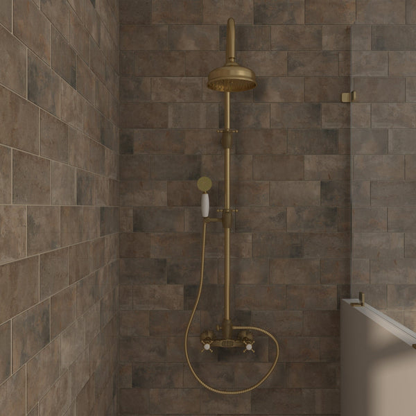 Daltile Brickwork Patio BW03 4"x8" Room Scene