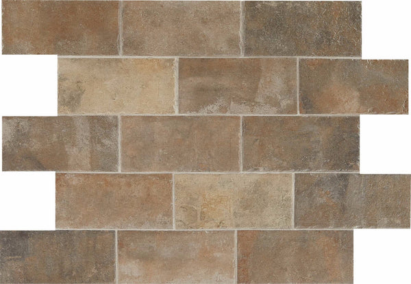 Daltile Brickwork Patio BW03 4"x8" Swatch 2