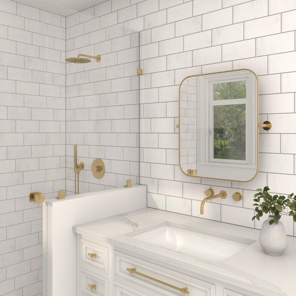 Daltile Brickwork Studio BW01 4"x8" Room Scene