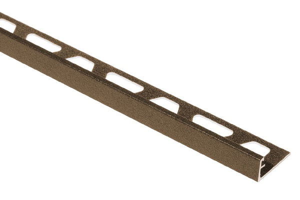 Schluter Schiene Edge Trim 1/8" Aluminum Bronze Textured