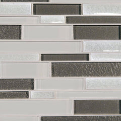 Daltile Crystal Shores Diamond Delta CS93 Random Linear Mosaic Swatch