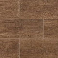 Daltile Willow Bend Dark Brown WB03 6"x36" Swatch