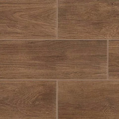 Daltile Willow Bend Dark Brown WB03 6"x24" Swatch
