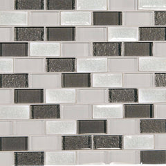 Daltile Crystal Shores Diamond Delta CS93 Brick Joint Mosaic 2"x1" Swatch