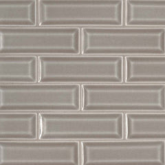 MSI Highland Park Dove Grey Beveled Tile 2"x6"