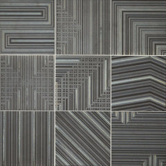 Daltile Geometric Fusion Grahite GF02 8"x8" Swatch