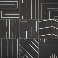 Daltile Geometric Fusion Obsidian