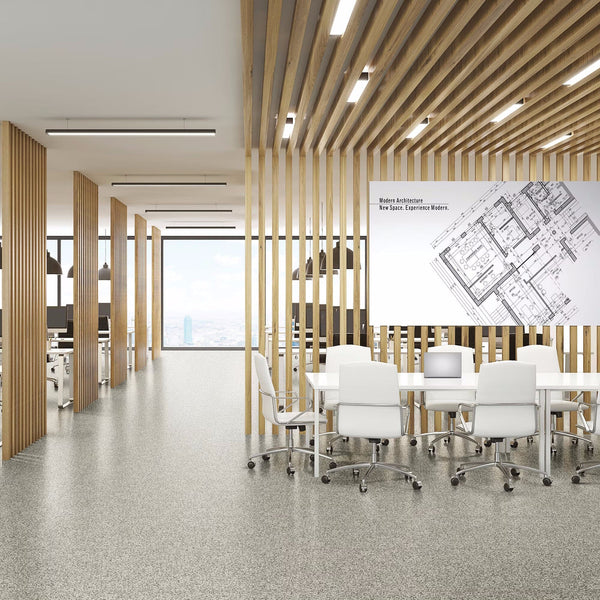 Daltile Modernist Soriano Clay 24"x24" Room Scene