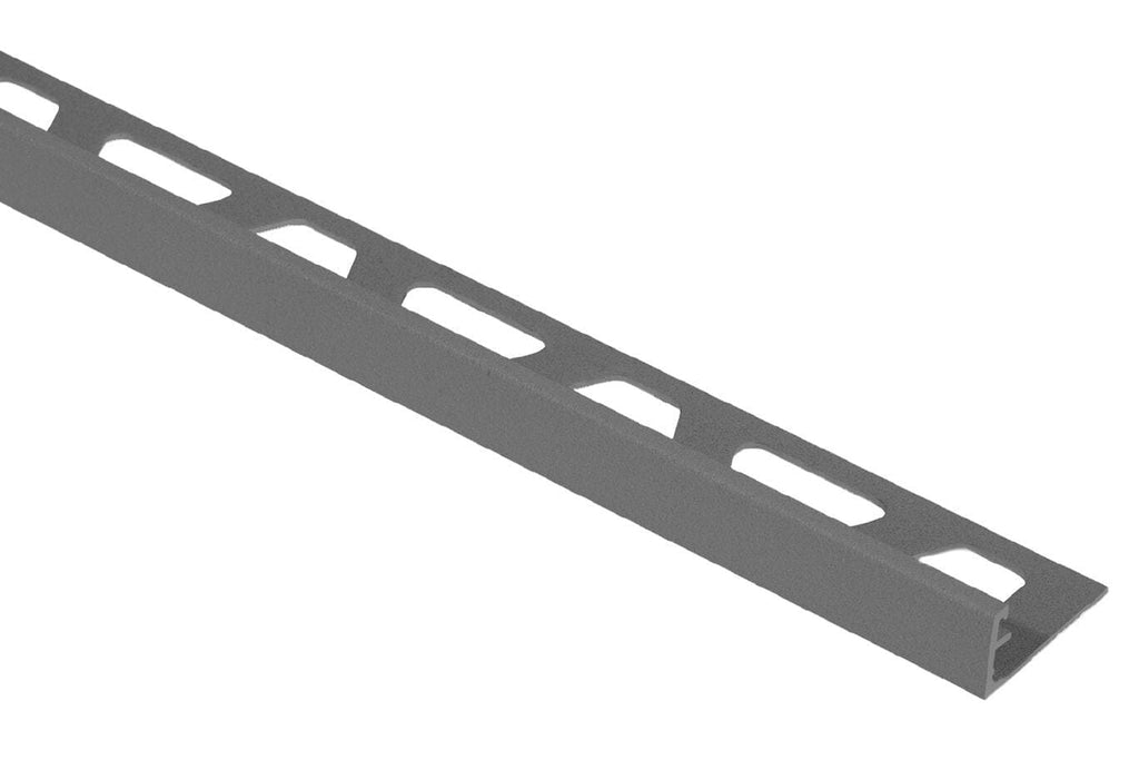Schluter Schiene Edge Trim 1/8" Aluminum Pewter Textured