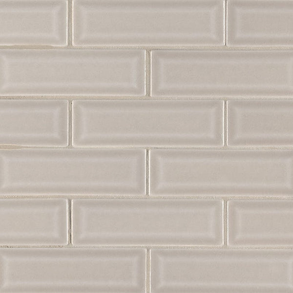 MSI Highland Park Portico Pearl Beveled Tile 2"x6"