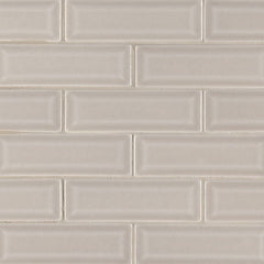 MSI Highland Park Portico Pearl Beveled Tile 2"x6"