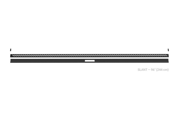 Schluter Kerdi Line Vario Linear Drain Grate and Channel Assembly 96" Slant