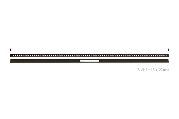 Schluter Kerdi Line Vario Linear Drain Grate and Channel Assembly 48" Slant