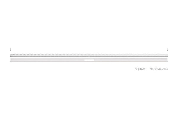 Schluter Kerdi Line Vario Linear Drain Grate and Channel Assembly 96" Square