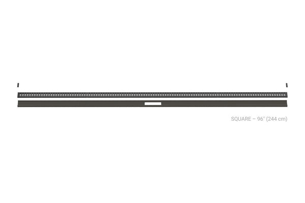 Schluter Kerdi Line Vario Linear Drain Grate and Channel Assembly 96" Square