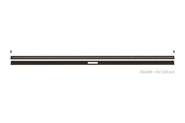 Schluter Kerdi Line Vario Linear Drain Grate and Channel Assembly 96" Square
