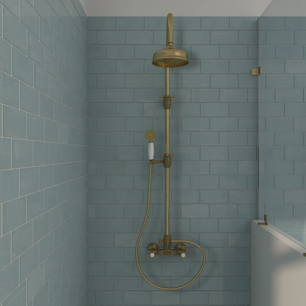 Daltile Artigiano Roman Skyline AR98 Wall Tile 3"x6" Room Scene