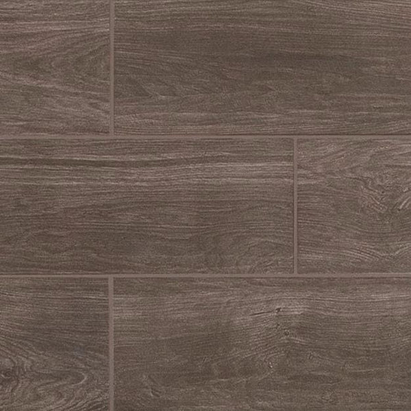 Daltile Willow Bend Smoky Brown WB02 6"x36" Swatch