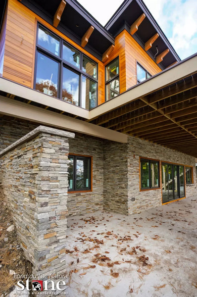 Virigina Ledgestone Panel Scene