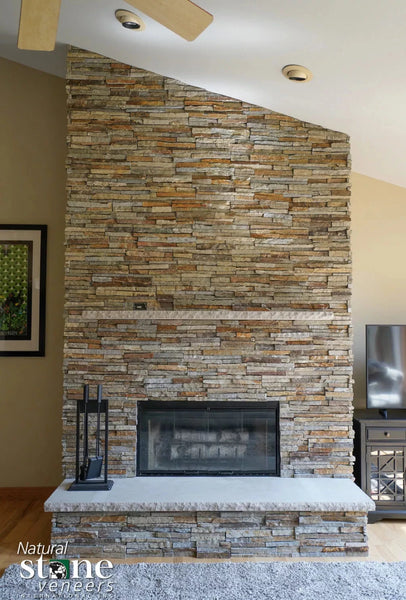 Virigina Ledgestone Panel Room Scene