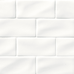 MSI Highland Park Whisper White Subway Tile 3"x6"