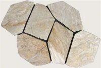 MSI International - Mesh-Backed Flagstone - Golden White - FloorLife