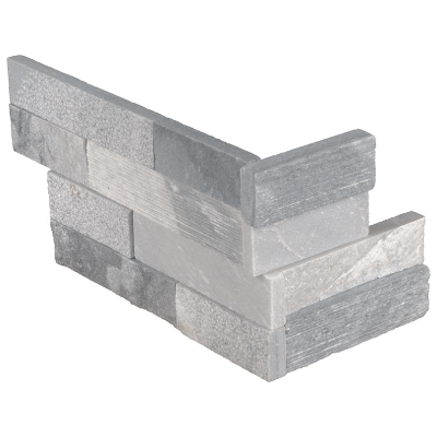 MSI Ledgestone Veneer - Alaska Gray Corner - Multi
