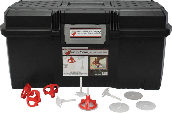 Spin Doctor Tile Leveling Pro Kit 1/16"