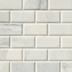 Marble Tile Collection Arabescato Carrara Subway Tile 2"x4" - FloorLife