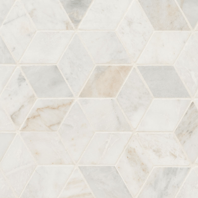 MSI Arabescato Venato White Cube Marble Tile