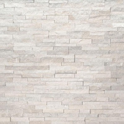 MSI Ledgestone Veneer - Arctic White Mini Panel - 4.5"x16" - FloorLife