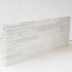 Realstone Systems Thinstone Arctic White Angled Natural End 6"x24"