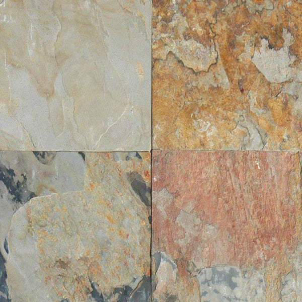 Slate Tile Collection Autumn - 16"x16" - FloorLife