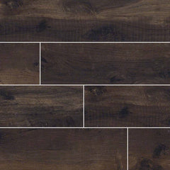 Country River Porcelain Collection Bark - 8"x48" Plank - FloorLife